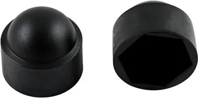 Immagine prodotto di LogistSystem 10x Tappi di protezione esagonali per viti M6 per chiave 10 - Tappi di protezione per viti neri in plastica PE - Tappi di protezione durevoli per dadi Tappi di protezione per testa di vite