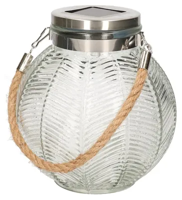 Produktbild von Anna's Collection Laterne - Solar - transparent - Glas - 16 cm