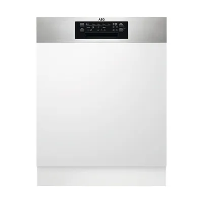 Obrázek produktu pro AEG FEE72706PM, Napůl vestavěné, Plná velikost (60 cm), Stříbrná, Knoflíky, 1,6 m, 1,8 m