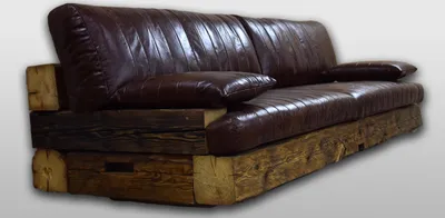 Obrázek produktu pro Design Antik Stil Holz Ledersofa Couch Leder Couchen Polster Sofas Designer Sofa
