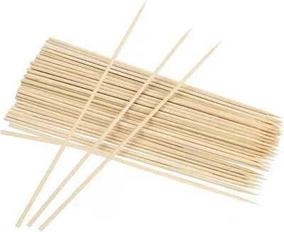 Produktbild von Bambus-Spieße für Grillen und BBQ - 25 cm Holzspieße für Fleisch, Gemüse und Obst