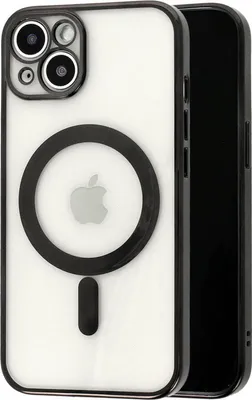 Produktbild von MagSafe Hülle mit Kameraschutz kompatibel mit iPhone 15 Plus Schwarz