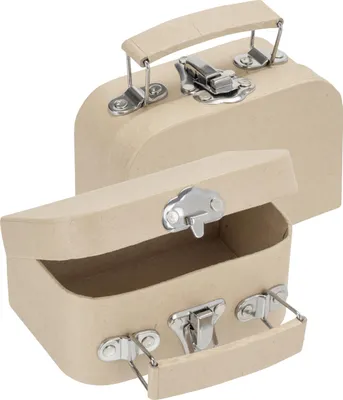 Produktbild von Glorex Papp-Koffer 12 x 8 x 5 cm