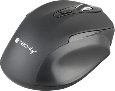Zdjęcie produktu dla Mysz bezprzewodowa Techly USB 2.4GHz RF 1600dpi optyczna czarna