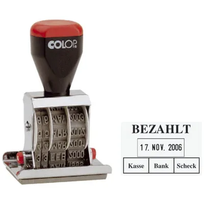 Productafbeelding van COLOP® 04060L2 Datumafficheerder - BETAALD + 4 mm datumstempel