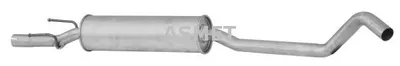 Produktbild von ASMET 05.113 Mittelschalldämpfer Schalldämpfer für OPEL Corsa B Schrägheck (S93)