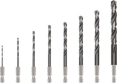 Productafbeelding van PRO Metal, set van 8 impactboormachines met HSS-G spiraalboor, in doos
