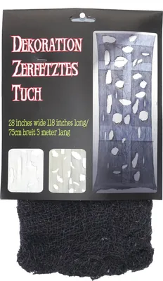 Produktbild von Zerfetztes Löchriges Tuch / Halloween Party-Deko (75x300cm)