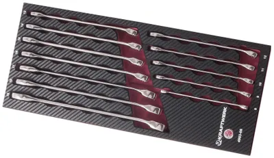 Zdjęcie produktu dla KRAFTWERK 4903-06, 8,9,10,11,12,13,14,15,16,17,18,19 mm, Chrom, Stal chromowo-wanadowa, Chrom, Połysk, 168 mm
