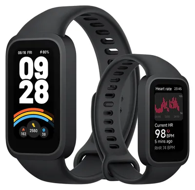 Produktbild von XIAOMI Smart Band 9 Active Schwarz – 1.47" TFT, 450 Nits, 18 Tage Akku, 50 Sportmodi, SPO₂-Sensor, 5ATM Wasserdicht