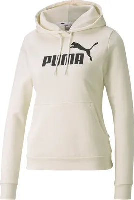 Produktbild von Puma Kapuzenpullover Damen mit Kägurutaschen, Farbe:Crem, Größe:40