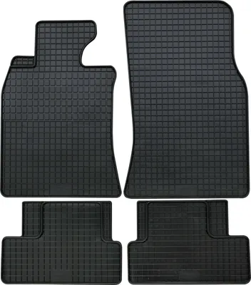 Produktbild von für BMW Mini/Mini Cooper ab 11/2006-02/2014 Passform PETEX Gummimatten 4-teilig schwarz Allwettermatten Gummifußmatten