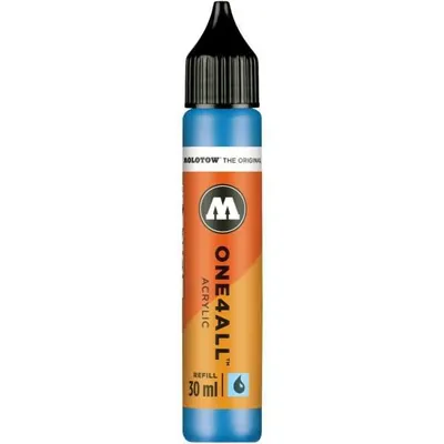Produktbild von Molotow Nachfüllflasche ONE4ALL ACRYLIC 30 ml, Nr. 224 metallic blau