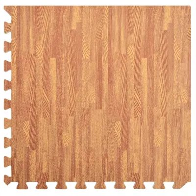 Produktbild von vidaXL Bodenmatten 12 Stk. Holzmaserung 4,32 m² EVA-Schaumstoff