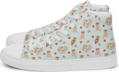 Produktbild von Mr. & Mrs. Panda Turnschuhe Damen Otter Herz Größe 42 1/2 - Türkis - Geschenk, Sneaker, Stoffsneaker, Halbschuhe, Damenschuhe, Liebe, Sportschuhe, Seeotter