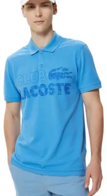 Productafbeelding van Herentrui Lacoste Polo, klassiek model, katoen, blauw, maat S