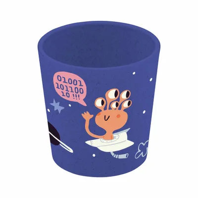 Produktbild von Koziol Becher Connect Cup S Space, Kunststoff, Organic Blue, 190 ml, 8326746