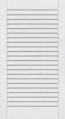 Produktbild von ben+camilla.com offene Lamellentür 72x39,4cm weiß PREMIUM LACKIERT Massivholz Kiefer