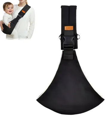 Imagen del producto de Portabebés plegable con malla transpirable para recién nacidos