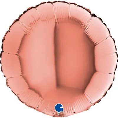 Produktbild von Party Factory Folienballon rund roségold 45cm