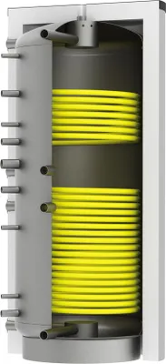 Produktbild von Solarbayer Schichtleit Pufferspeicher SLS-1500-2S Heizung Schichtleitspeicher