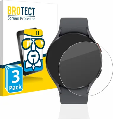 Produktbild von 3x BROTECT Schutzglas für Samsung Galaxy Watch 5 (44mm) Schutzfolie Panzer Folie Glas Display Schutz klar