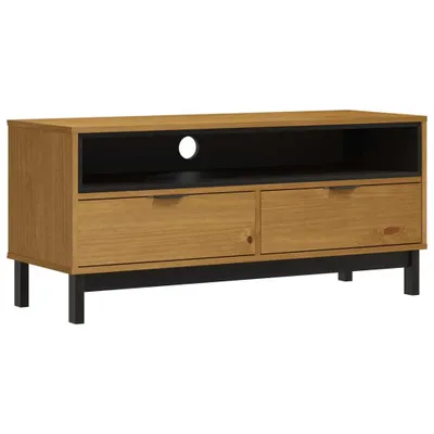 Produktbild von vidaXL TV-Schrank FLAM 110x40x50 cm Massivholz Kiefer