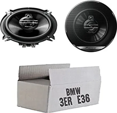 Produktbild von BMW 3er E36 Front - Lautsprecher Boxen Pioneer TS-G1330F - 13cm 3-Wege 130mm Triaxe 250W Auto Einbausatz - Einbauset