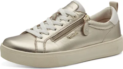 Produktbild von Tamaris Comfort Damen Court Sneaker lose Einlagen und Reißverschluss 8-83707-42, Größe:41 EU, Farbe:Gold