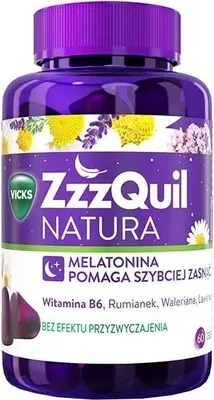 Zdjęcie produktu dla Zzzquil Natura, Żelki, 60 sztuk