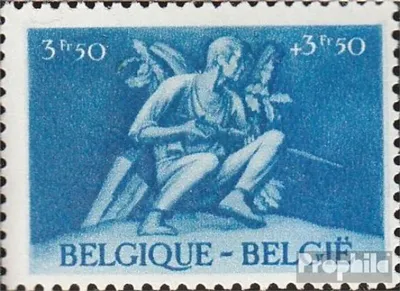 Produktbild von Briefmarken Belgien 1945 Mi 719 postfrisch Kriegsgefangene