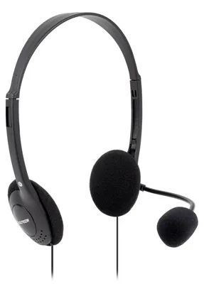 Produktbild von Vultech HS-01 Rev. 2.2, Kabelgebunden, Büro/Callcenter, 20 - 20000 Hz, Kopfhörer, Schwarz