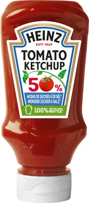 Produktbild von Heinz Ketchup 50 % weniger Zucker + Salz 220ml