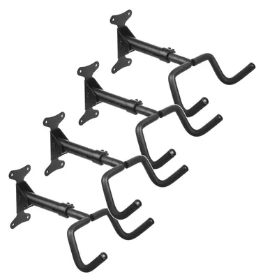 Image de Support de vélo / support mural horizontal Maclean en acier, capacité de charge max. 30 kg, modèle MC-431, lot de 4