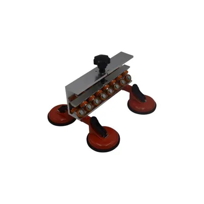 A tool with suction cups and a metal frame.