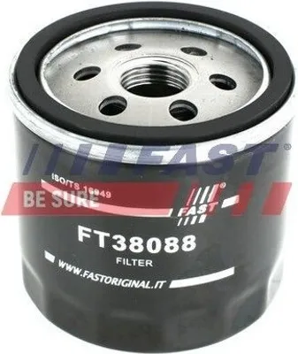 Produktbild von Ölfilter FAST FT38088 Anschraubfilter für FORD Fiesta Mk6 Schrägheck (JA8, JR8) FOCUS III Turnier Fiesta Mk5 Schrägheck (JH1, JD1, JH3, JD3) Kuga Mk2