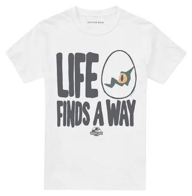 Produktbild von Jurassic Park - "The Chaos Theory" T-Shirt für Herren/Damen Uni TV42174 (5XL) (Weiß)