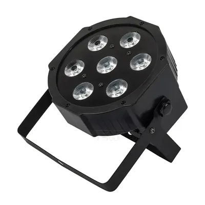 Zdjęcie produktu dla Oświetlenie par LED, mieszanie kolorów RGBW, sterownik DMX, 8 sztuk 7X12W, wtyczka EU