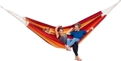 Produktbild von Grosse Handgefertigte Hammock - 300 cm x 200 cm - bis 280 kg -  Brasil