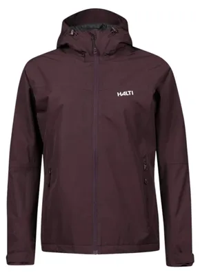 Immagine prodotto di Giacca impermeabile da donna HALTI Forter DX con cappuccio, marrone, taglia 46