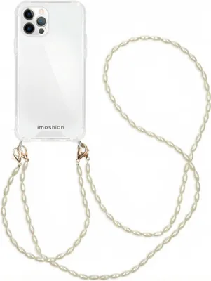 Immagine prodotto di imoshion Catena per cellulare con perline + cinturino da polso iPhone 12 (Pro) - Trasparente