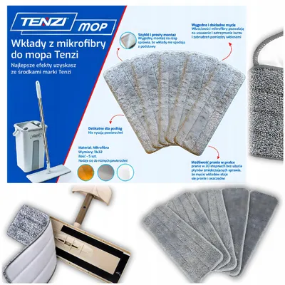 Produktbild von TENZI Ersatzbezug für Mopp mit Eimer – 1 Stück