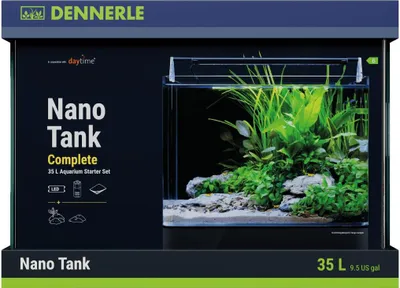 Produktbild von Dennerle Nano Tank Complete, 35 Liter - 40 x 32 x 28 cm - Nano Aquascaping Aquarium
