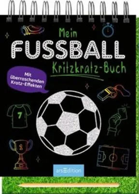 Produktbild von Mein Fußball-Kritzkratz-Buch