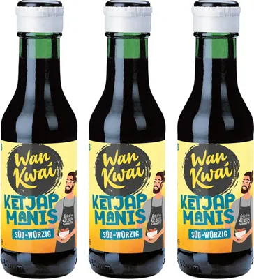 Obrázek produktu pro Wan Kwai Ketjap Manis indonéský styl jemný 125 ml 3 balení