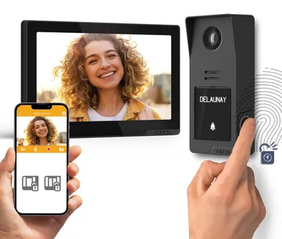 Image de Interphone Extel Dgital Connect Écran tactile 7 pouces, technologie 2 fils