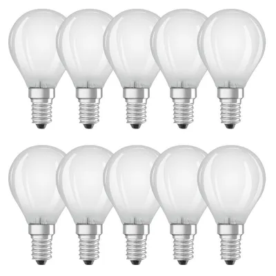 Produktbild von 10 x Bellalux LED Filament Leuchtmittel Tropfen 2,5W = 25W E14 matt 250lm warmweiß 2700K