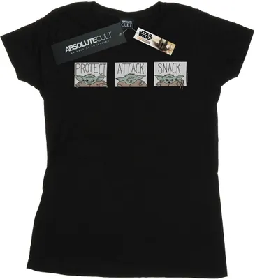 Produktbild von Star Wars - "The Mandalorian The Child" T-Shirt für Damen BI42969 (XXL) (Schwarz)