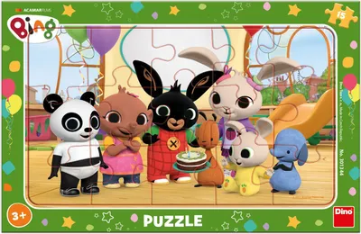 Produktbild von Puzzle deskové 15 dílků Bing ve školce