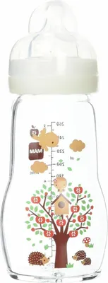 Produktbild von MAM Babyflasche Cristal Beige (260 ml)